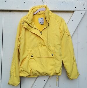 Yellow Windbreaker Quarterzip